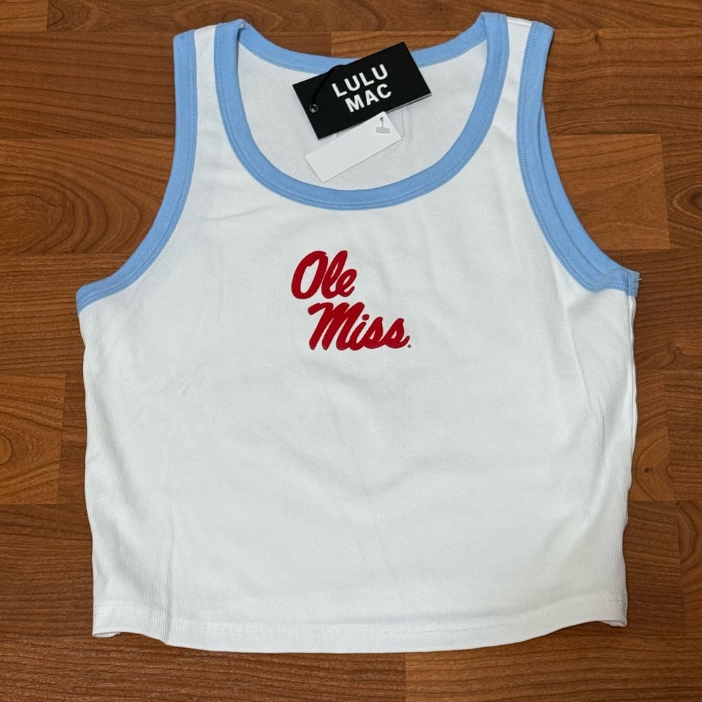 LULU MAC Ole Miss Tank NEW